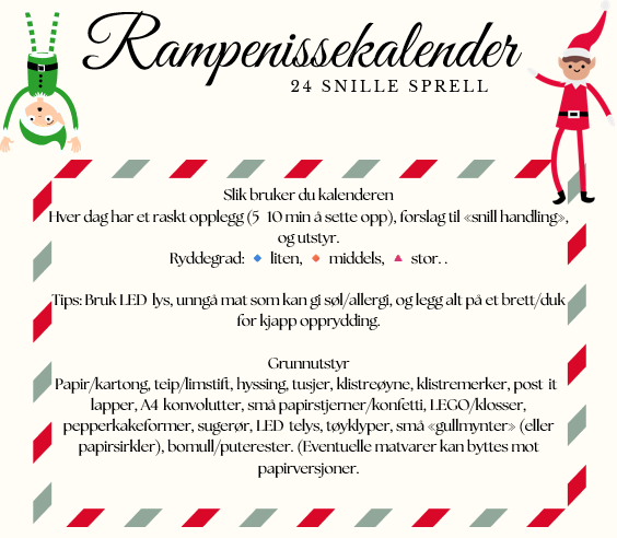 Rampenissens julekalender