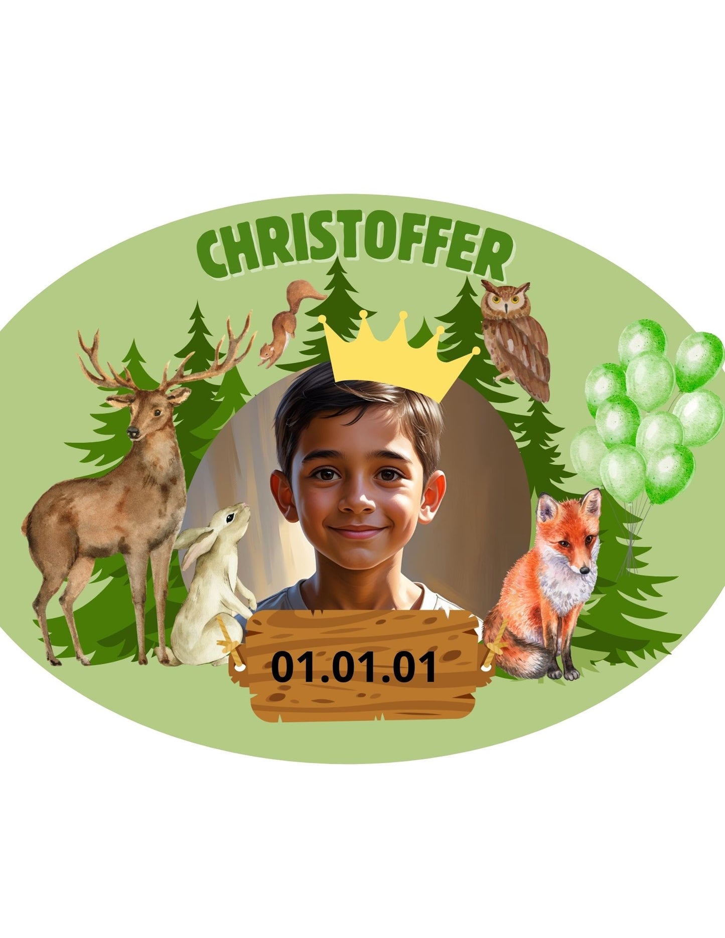 Bursdagskalender - norsk skog